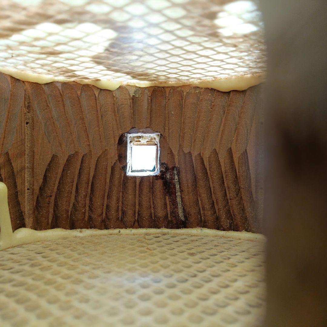 昭和の名工 佐久本盛信作 西平開鐘写し 八重山黒木ウジラミ材 本革一枚張り胴