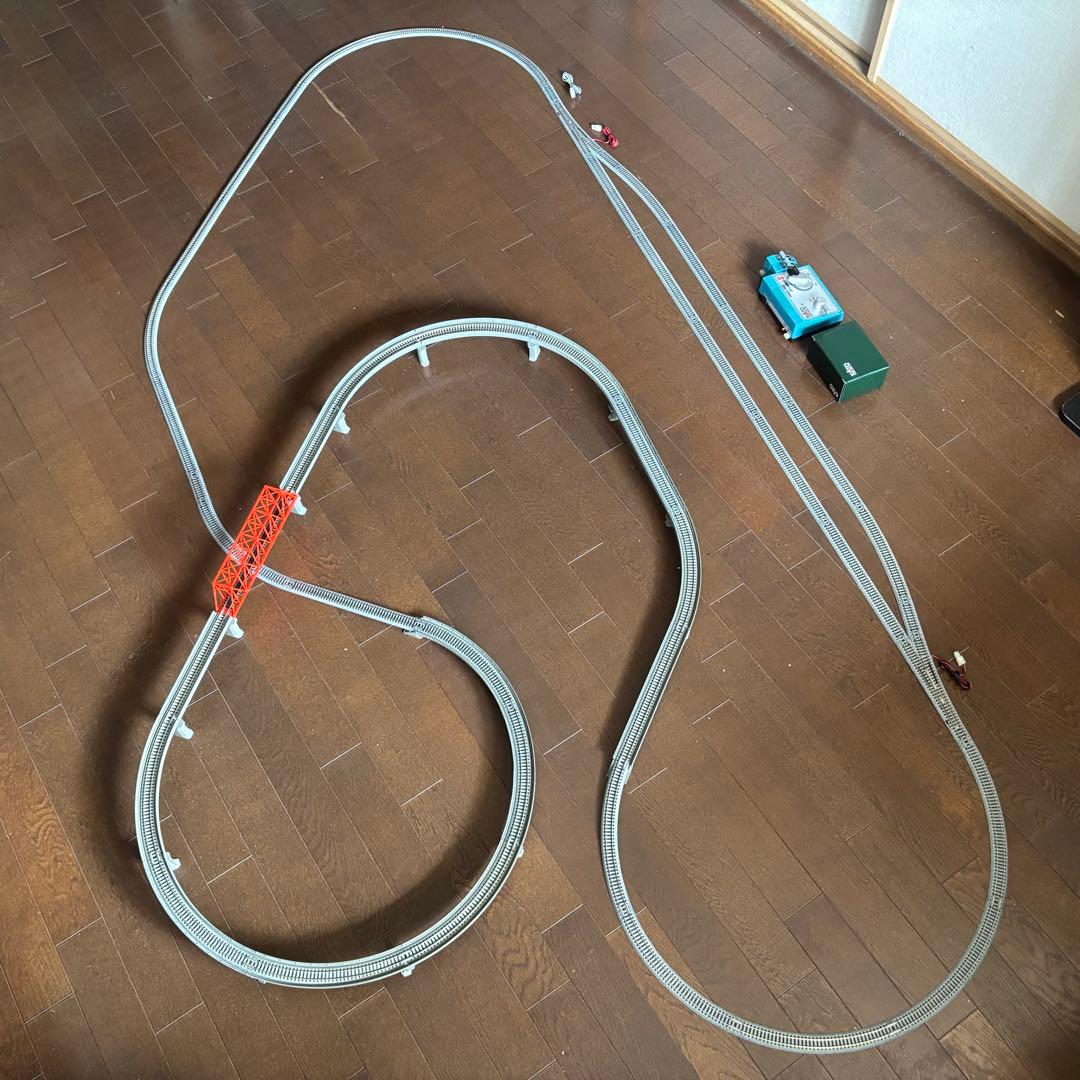 KATO ユニトラック 立体交差 エンドレスレールセット ポイント 鉄橋 線路