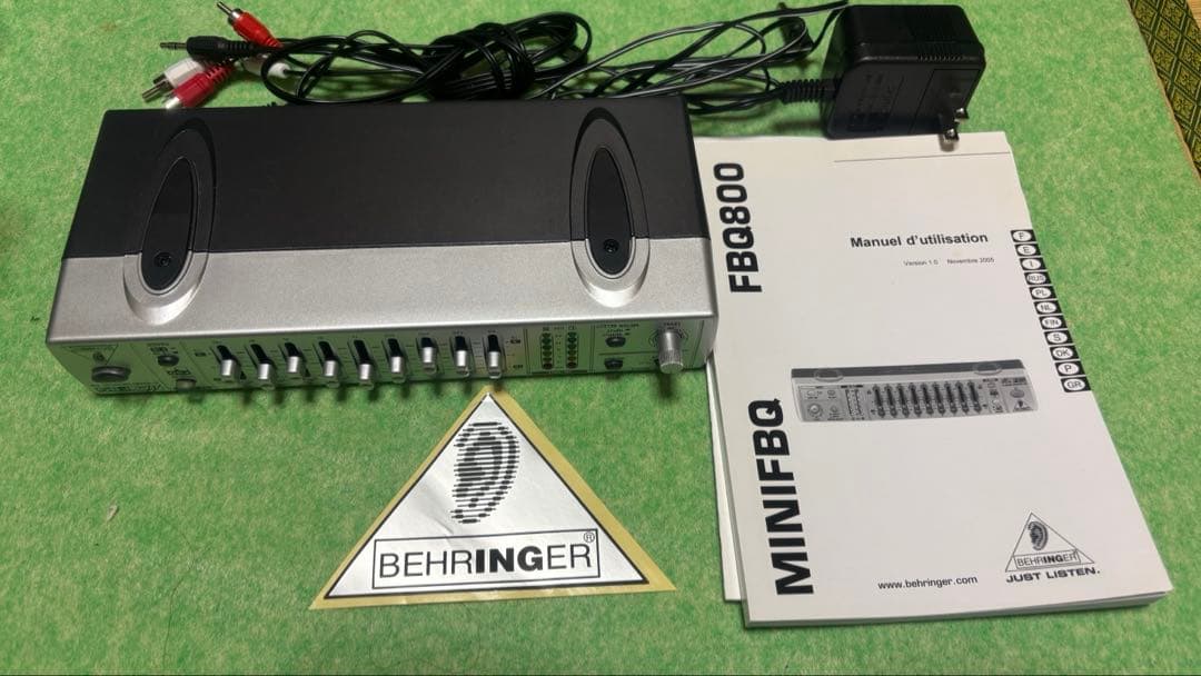 Behringer FBQ800 超コンパクト 9バンドグラフィックイコライザー