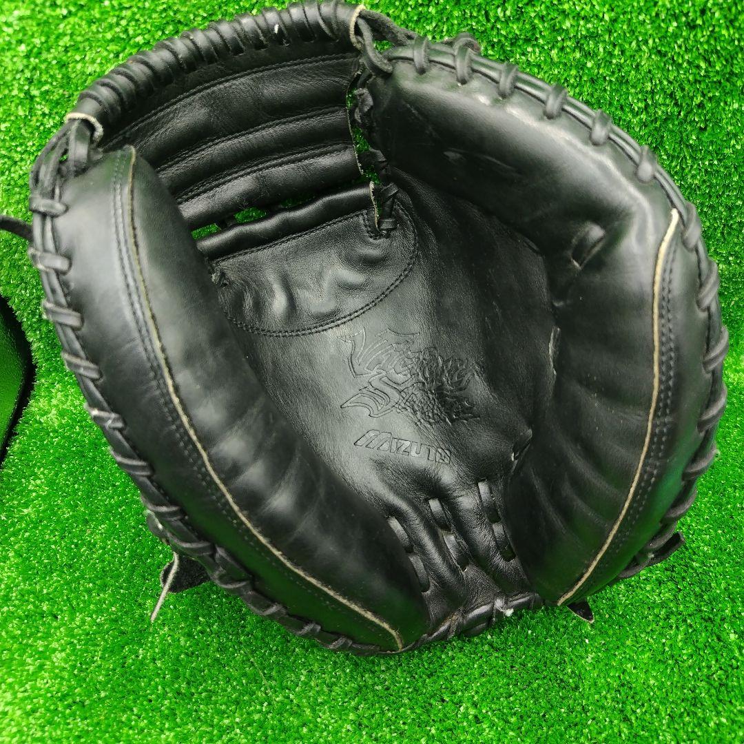 【美品】野球グローブ　少年軟式キャッチャーミット　ミズノ