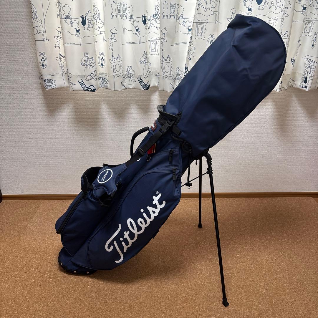Titleist スタンドバッグ ネイビー カバー付き