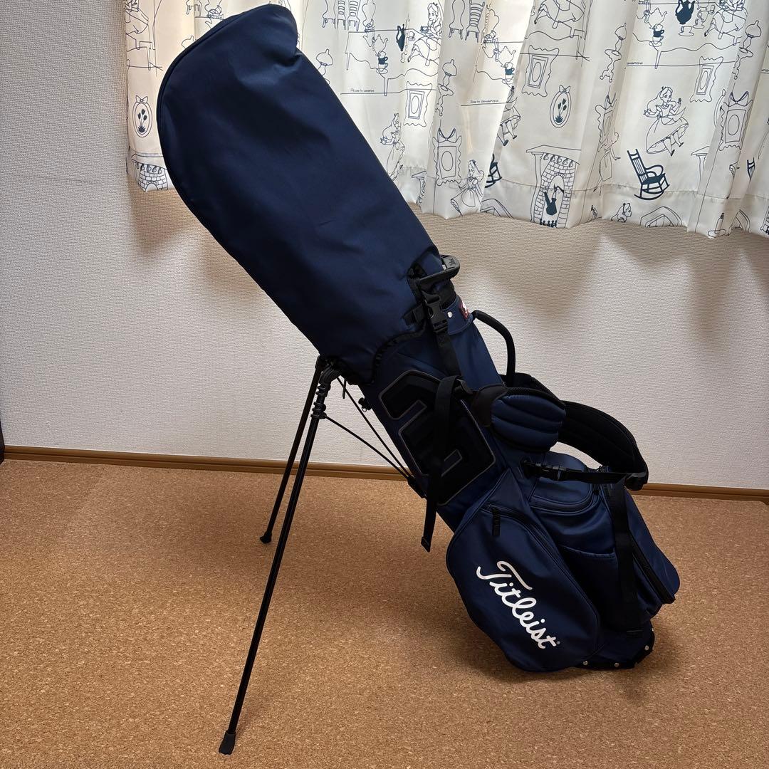 Titleist スタンドバッグ ネイビー カバー付き