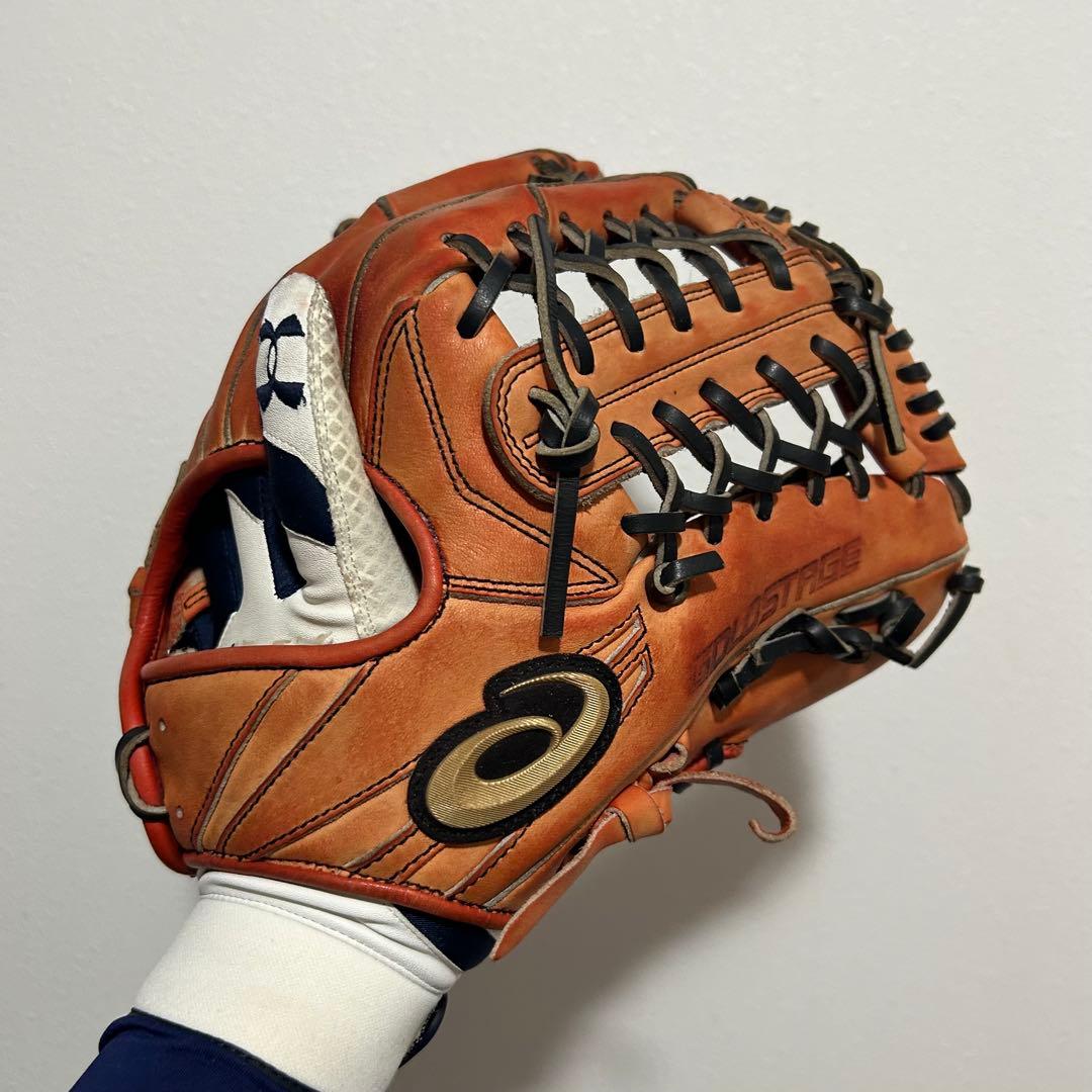 【⭐︎最高級⭐︎】asics アシックス　軟式　野球　オールラウンド　グローブ