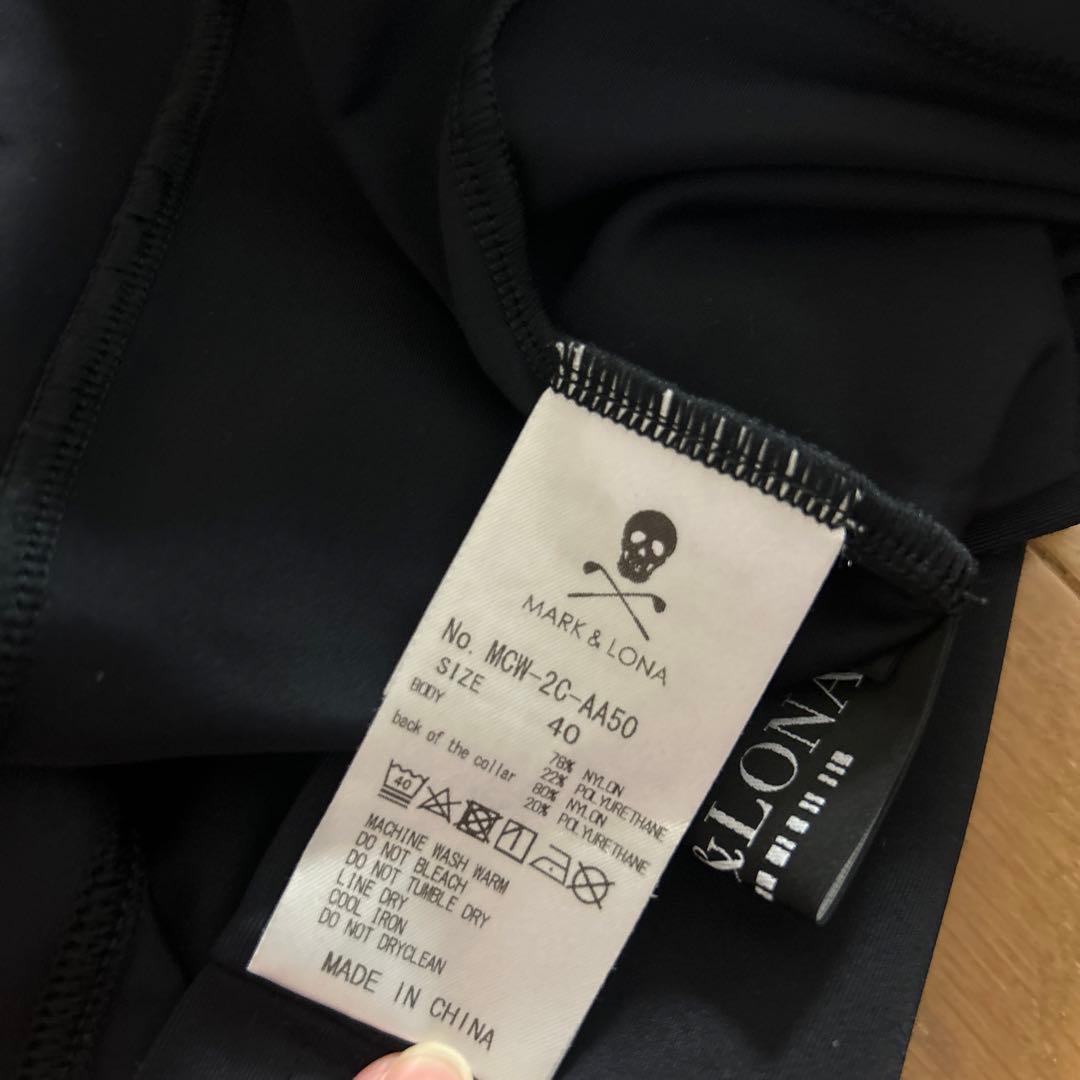 マークアンドロナ モックネック ゴルフウェア