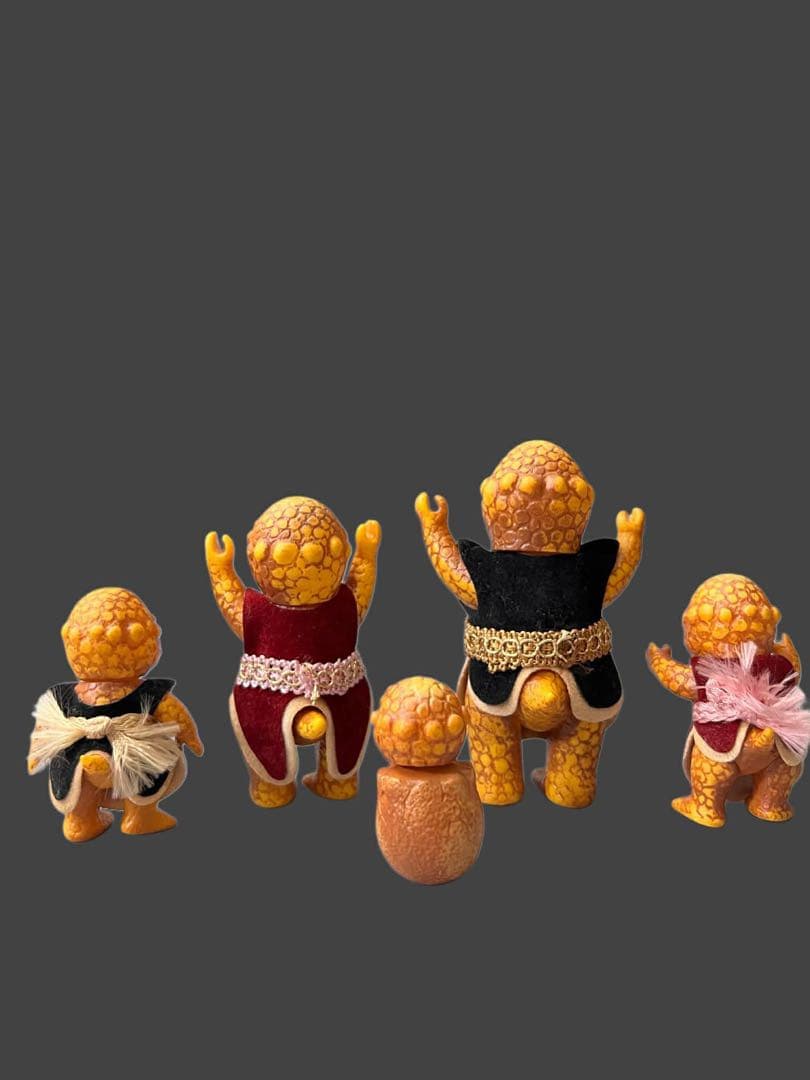 当時物/昭和レトロ★ココロの恐竜家族シリーズ　ソフビ人形