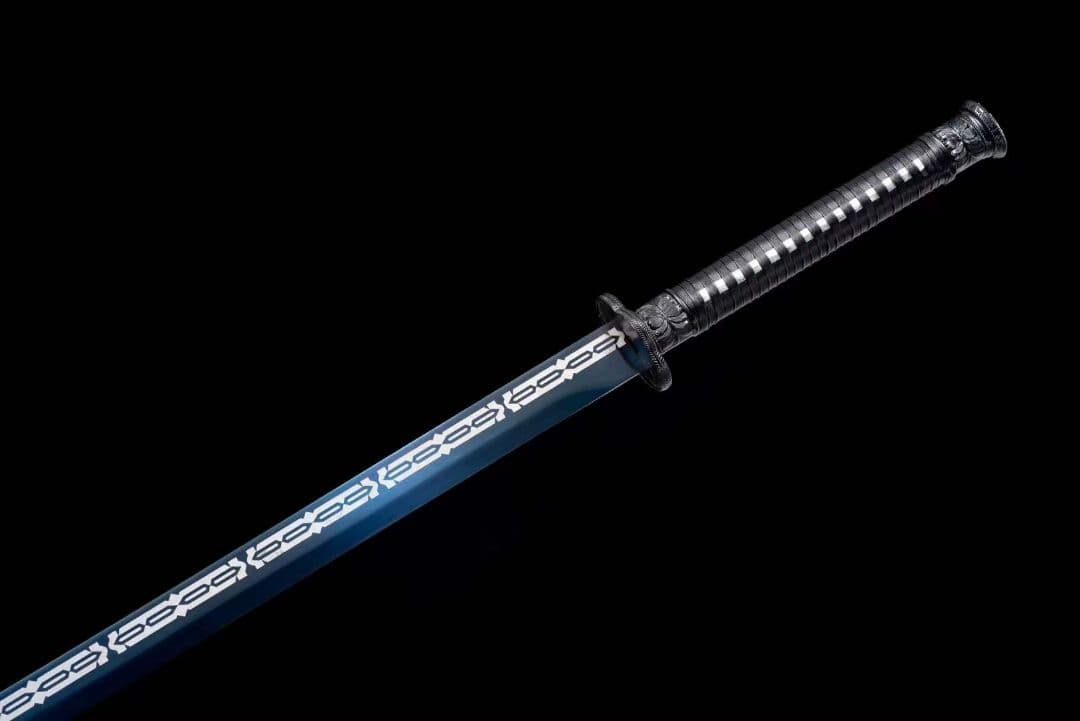 【黒金古刀―嵐の怒り】古兵器 武具　刀装具　日本刀　模造刀 居合刀 長尺