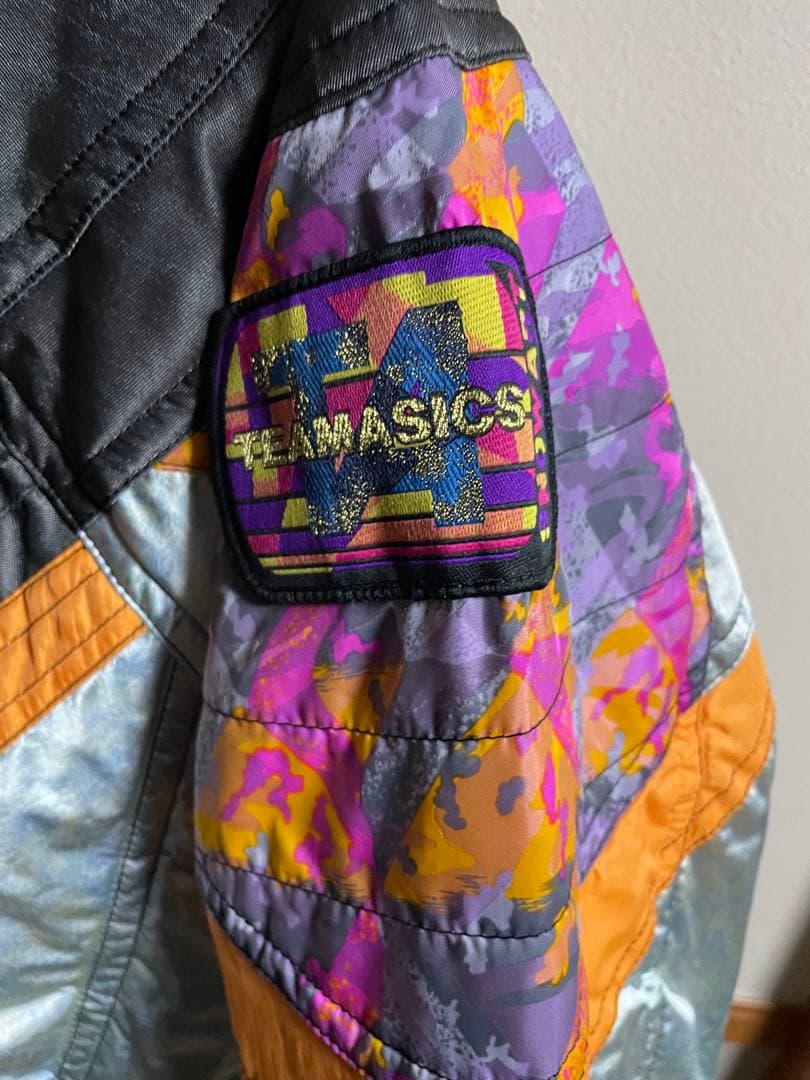 超希少 TEAM ASICS スキー スノーボードウェア 中綿