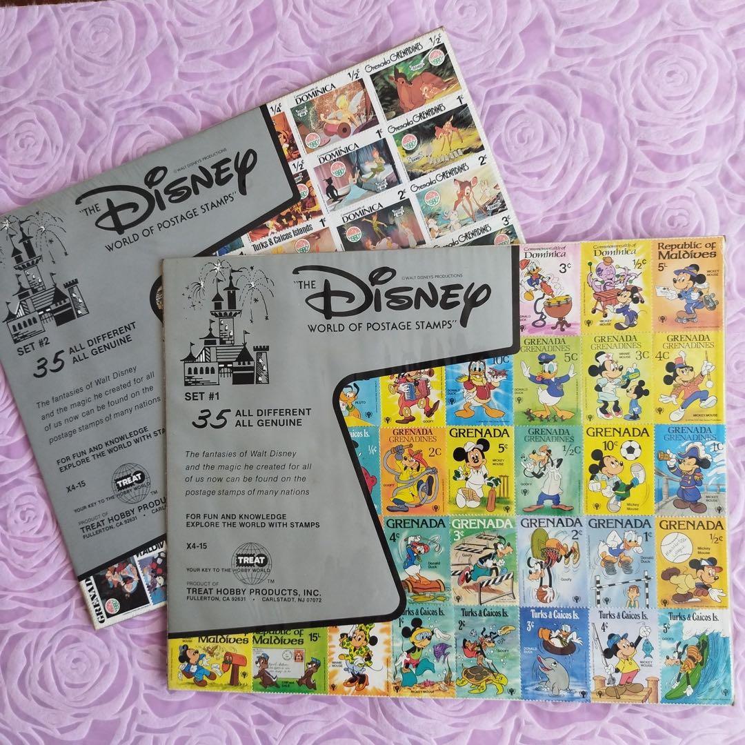 Disney　ディズニー　外国切手　ミッキー　ディズニー切手セット　レトロ