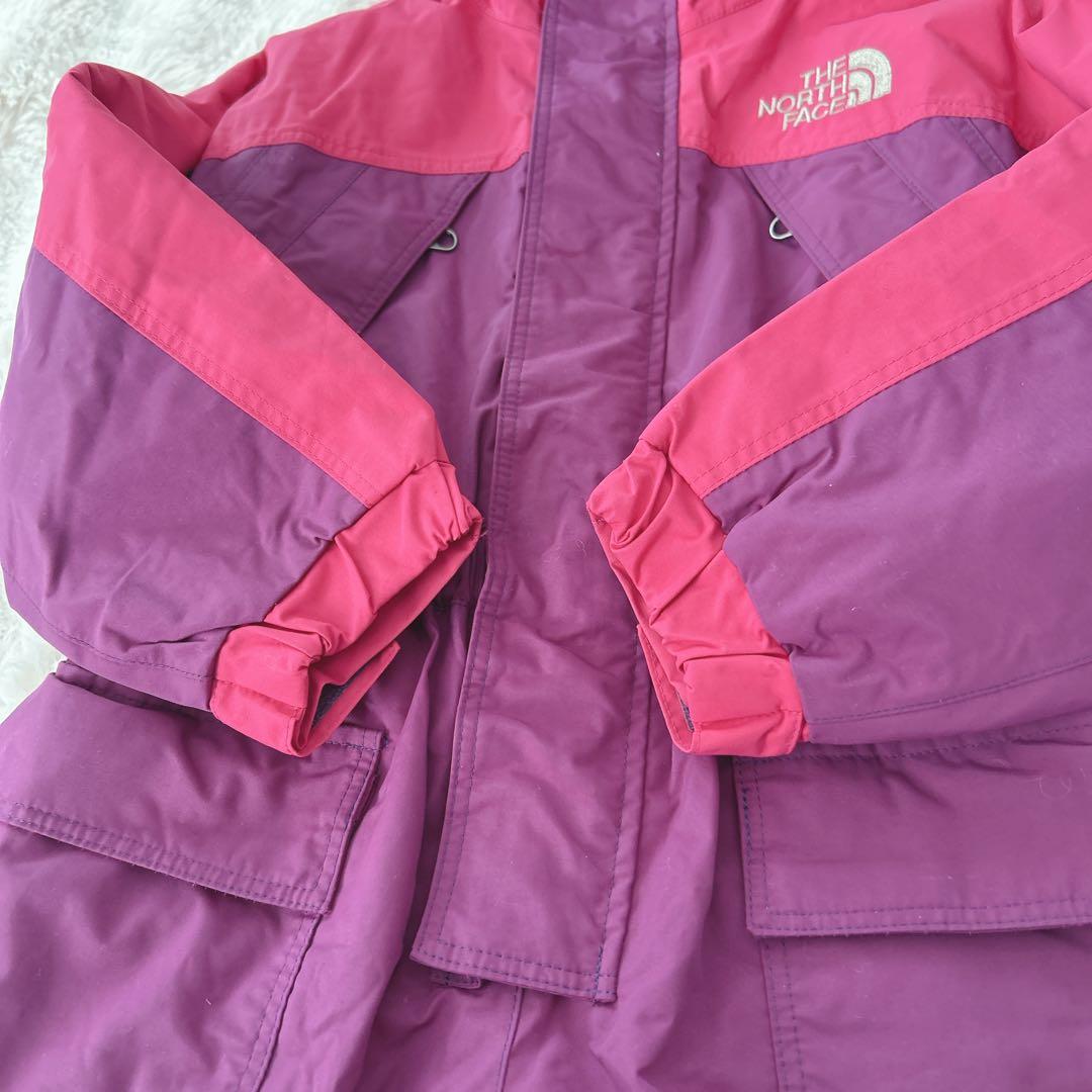 ノースフェイス★100㎝　キッズ　ジャンプスーツ スノーウェア　紫　ピンク
