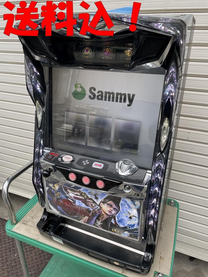 ★動作〇★ 訳アリ パチスロ 実機 サミー ベヨネッタ 5号機 AT 家スロ