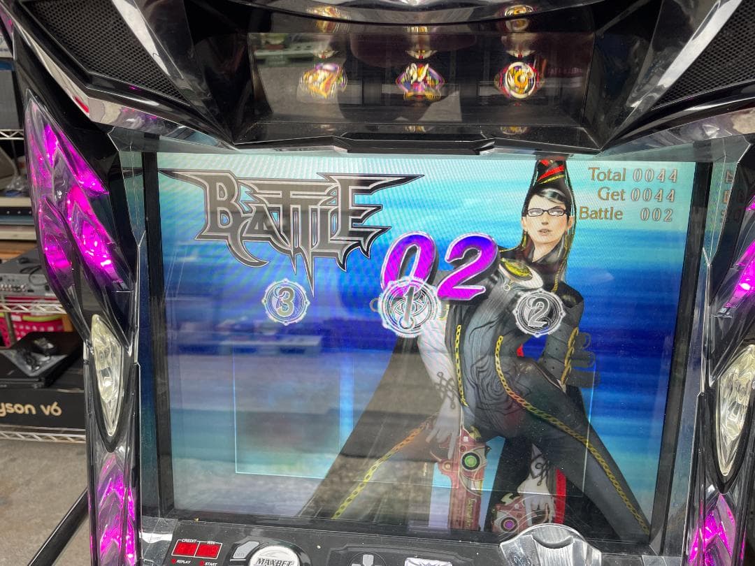 ★動作〇★ 訳アリ パチスロ 実機 サミー ベヨネッタ 5号機 AT 家スロ