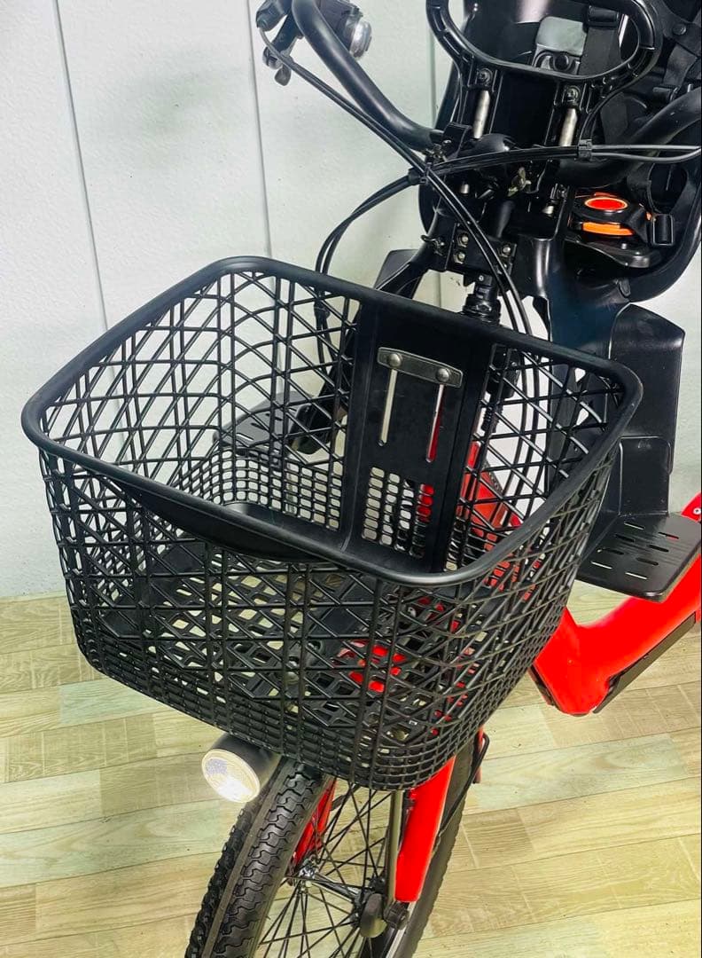 3052パナソニック16アンペア　3人乗り対応子供乗せ　電動アシスト自転車