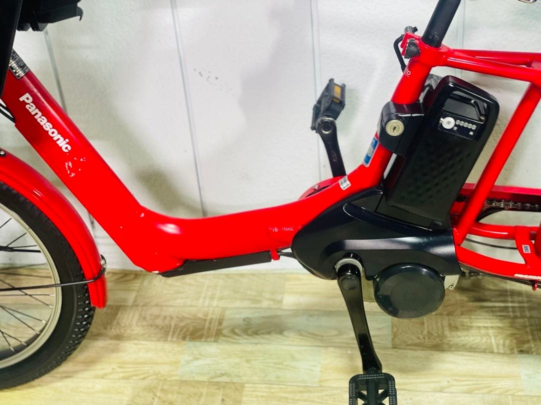 3052パナソニック16アンペア　3人乗り対応子供乗せ　電動アシスト自転車