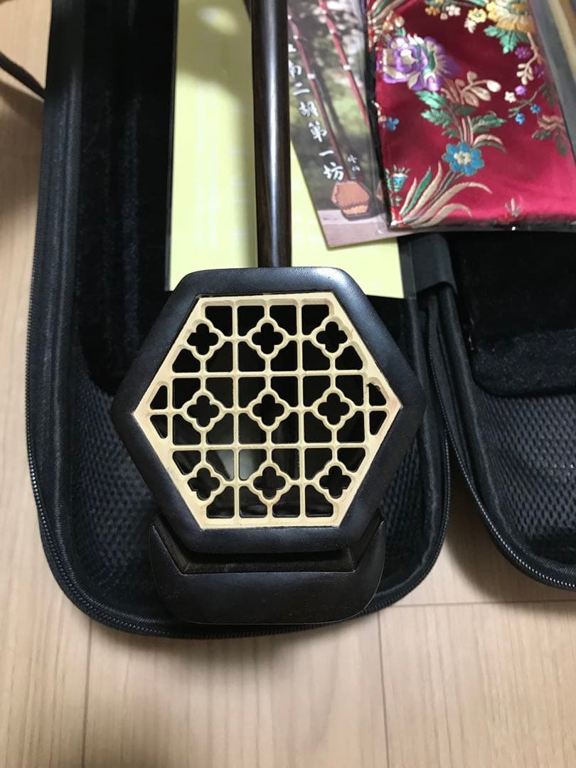 最上級明清老紅木　古月琴坊　二胡　萬其興　美品