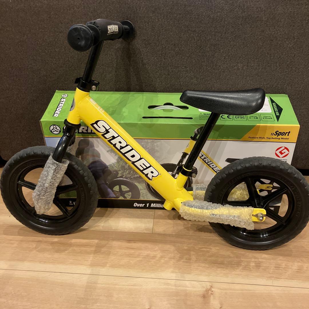 STRIDER ストライダー　バランスバイク イエロー 12インチ