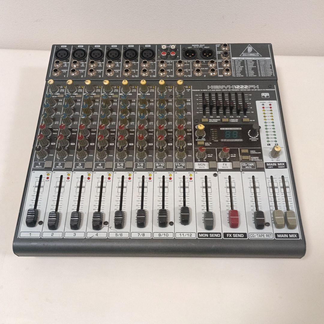 ベリンガー XENYX QX1222USB 12ch アナログミキサー　現状品