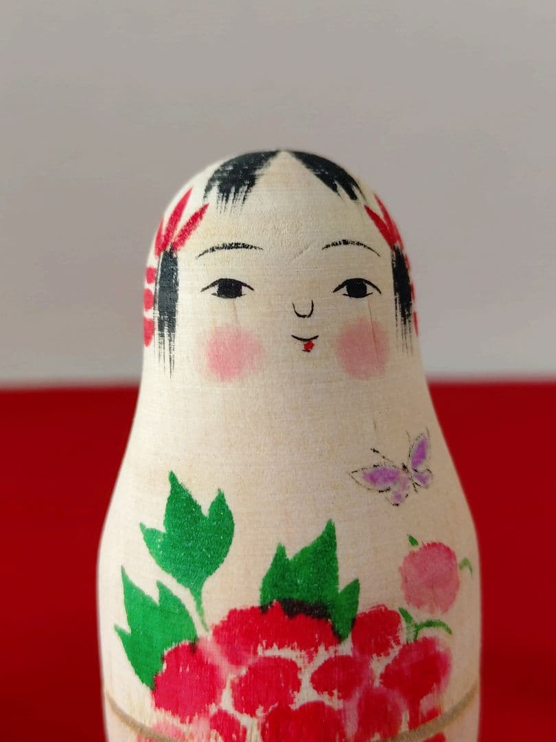 伝統こけし　本間直子工人　マトリョーシカこけし
