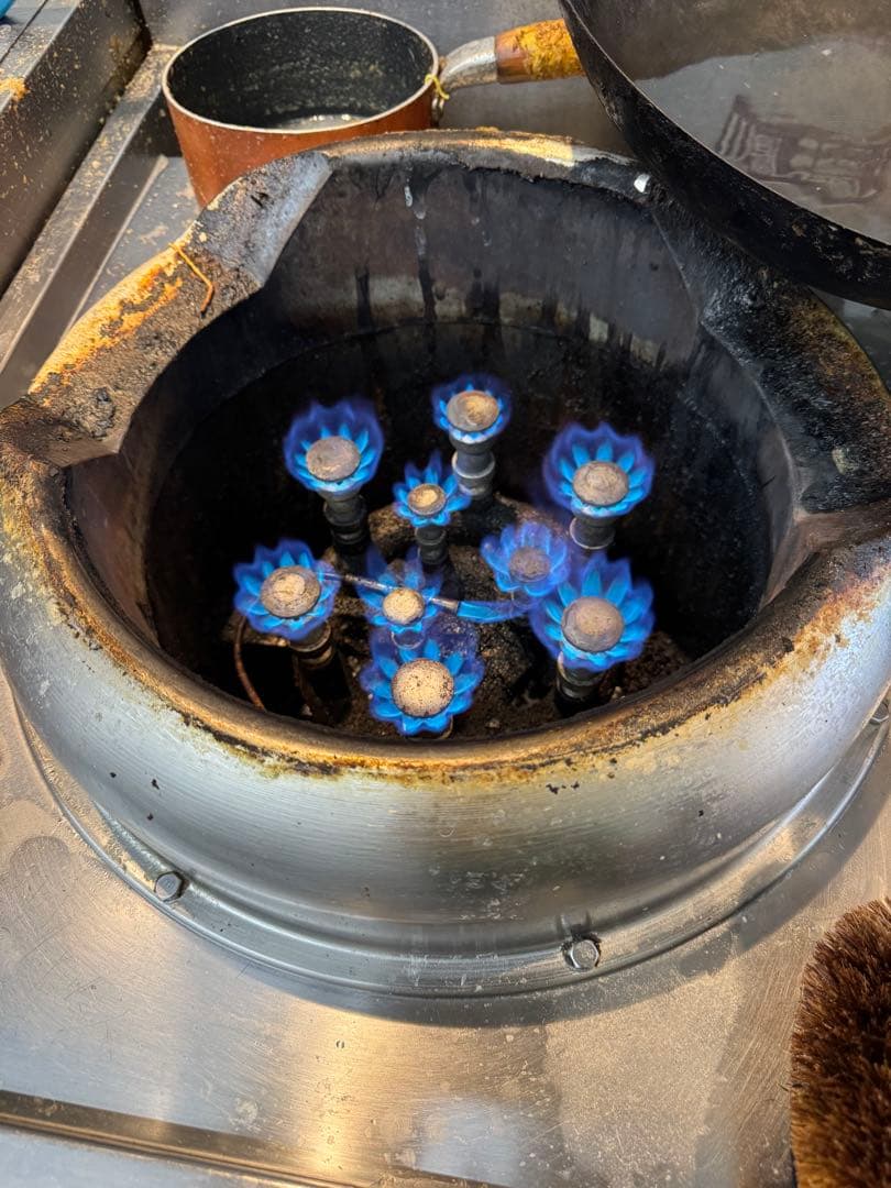 中華レンジ MRS LPガス用 円形ガスコンロ 15.4kW