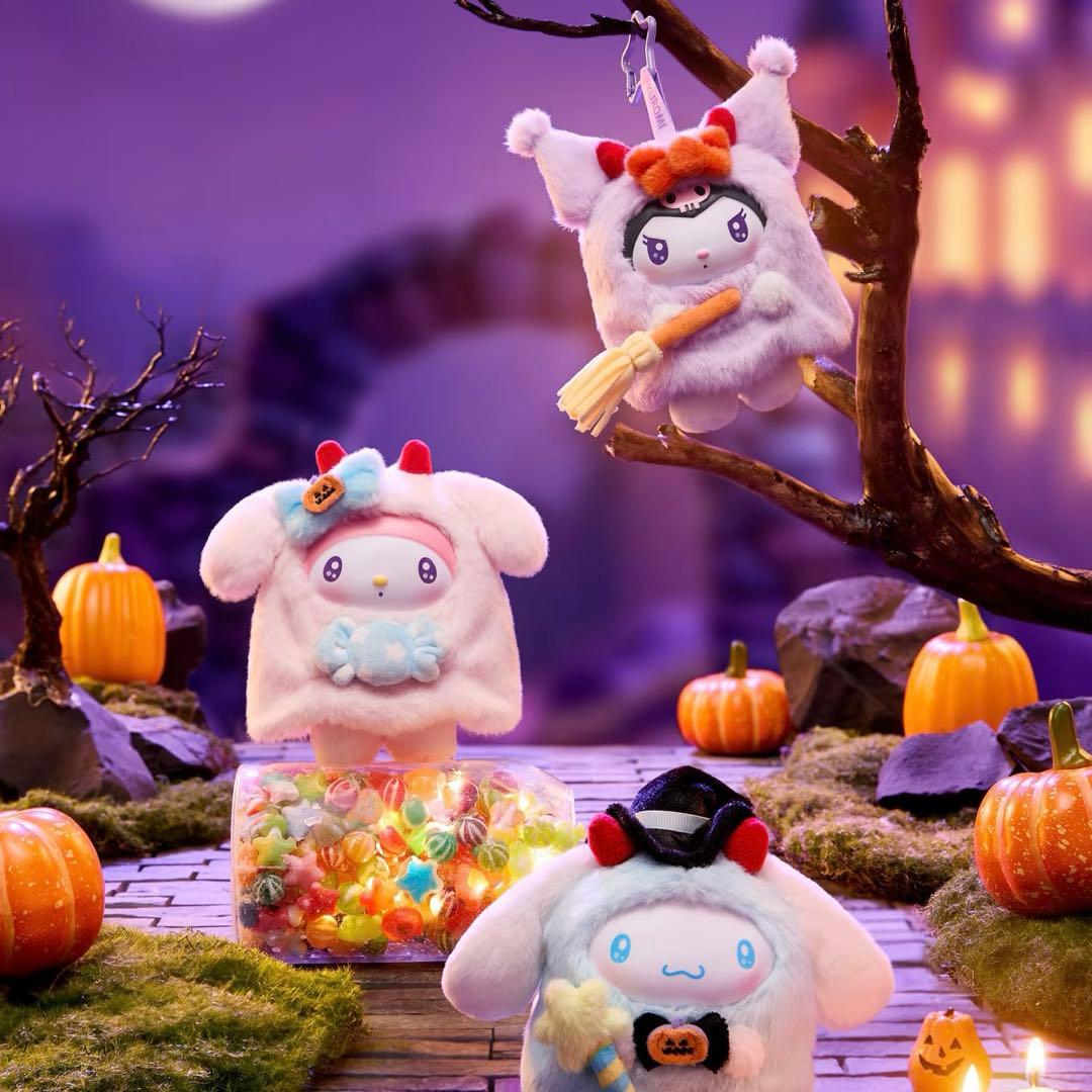 未開封品　MINISO サンリオ　ハロウィン　ぬいぐるみチャーム　6点セット
