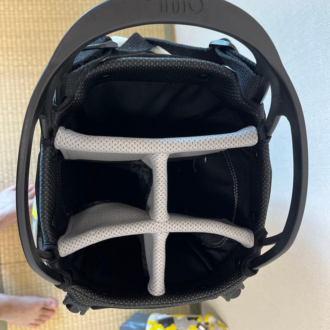 迷彩柄キャディバッグ イエロー ブラック