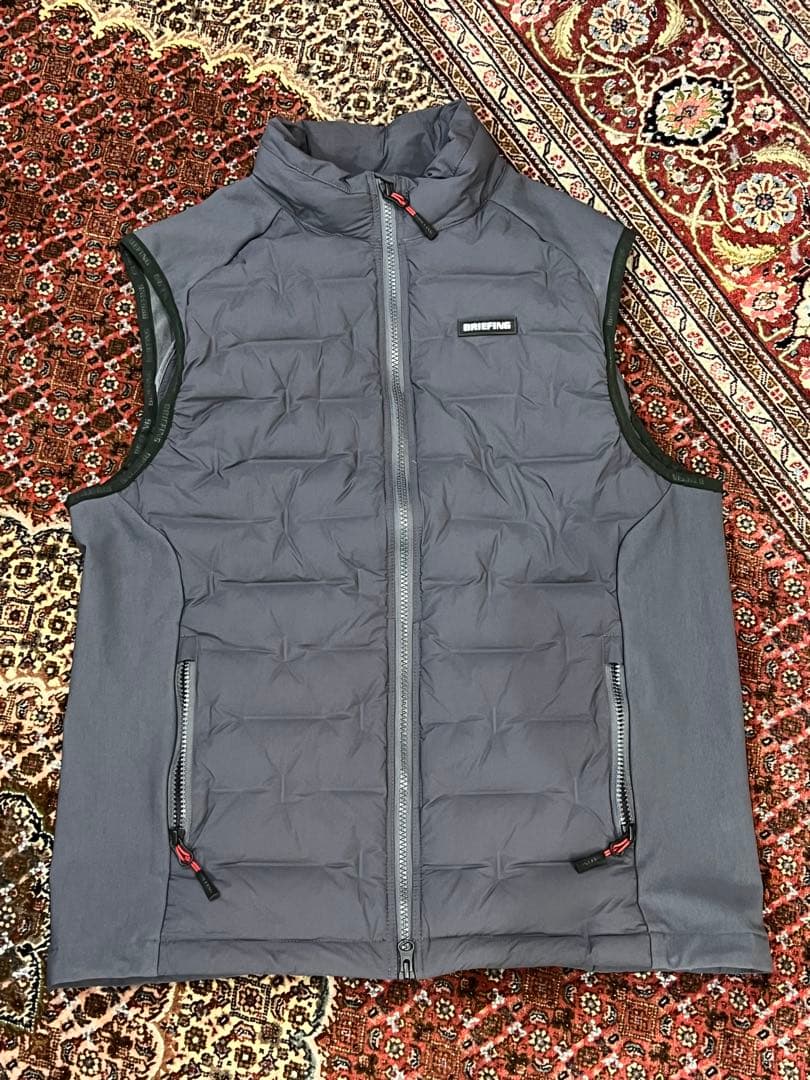 BRIEFING グレー ダウンベスト