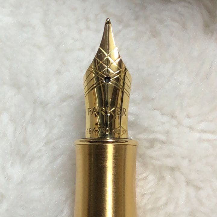 新品未使用 パーカー ソネットプレミアム シルバー&ブラック シズレ 万年筆 F