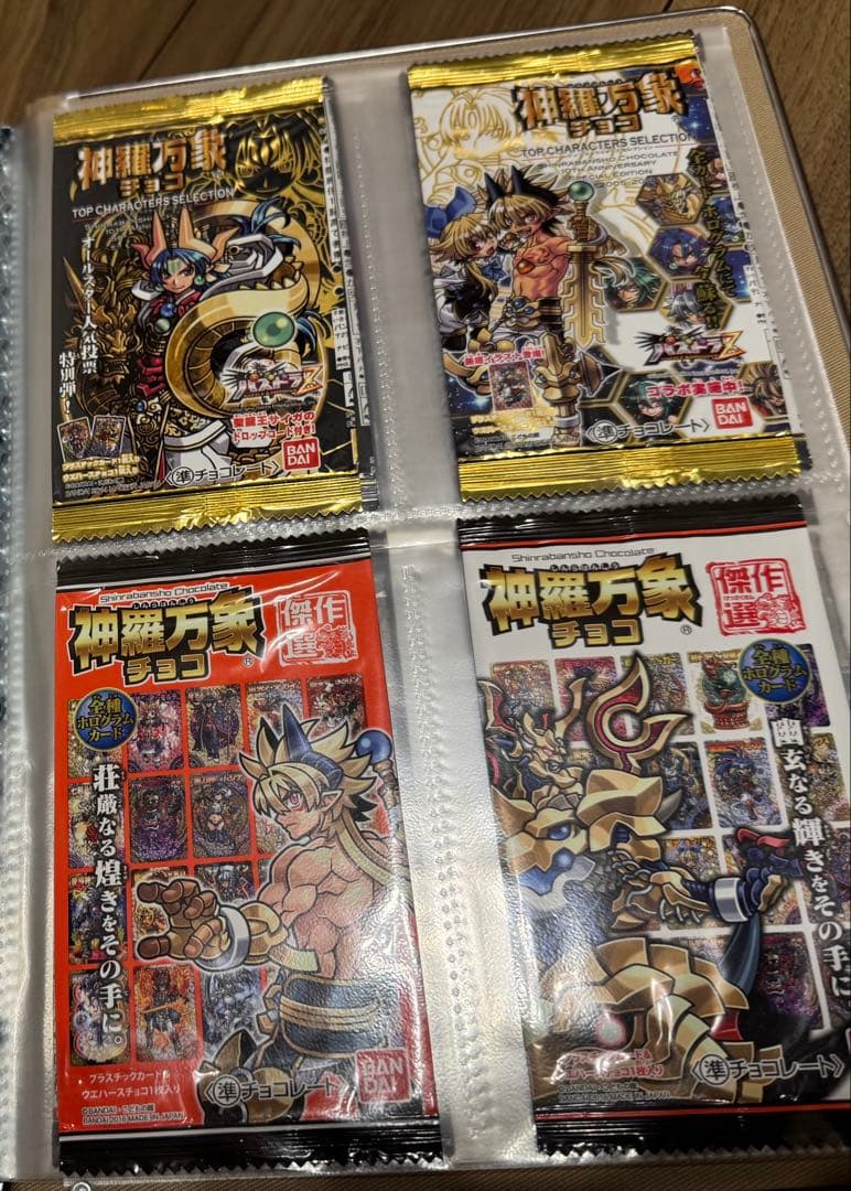 神羅万象チョコ ガオロード　全章　全弾　パッケージ　完全コンプリート　ファイル
