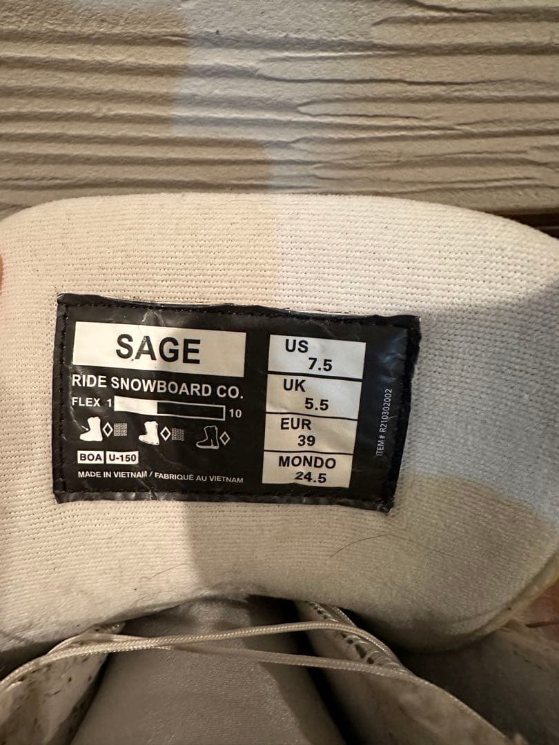 スノーボードブーツ 24.5cm ホワイト