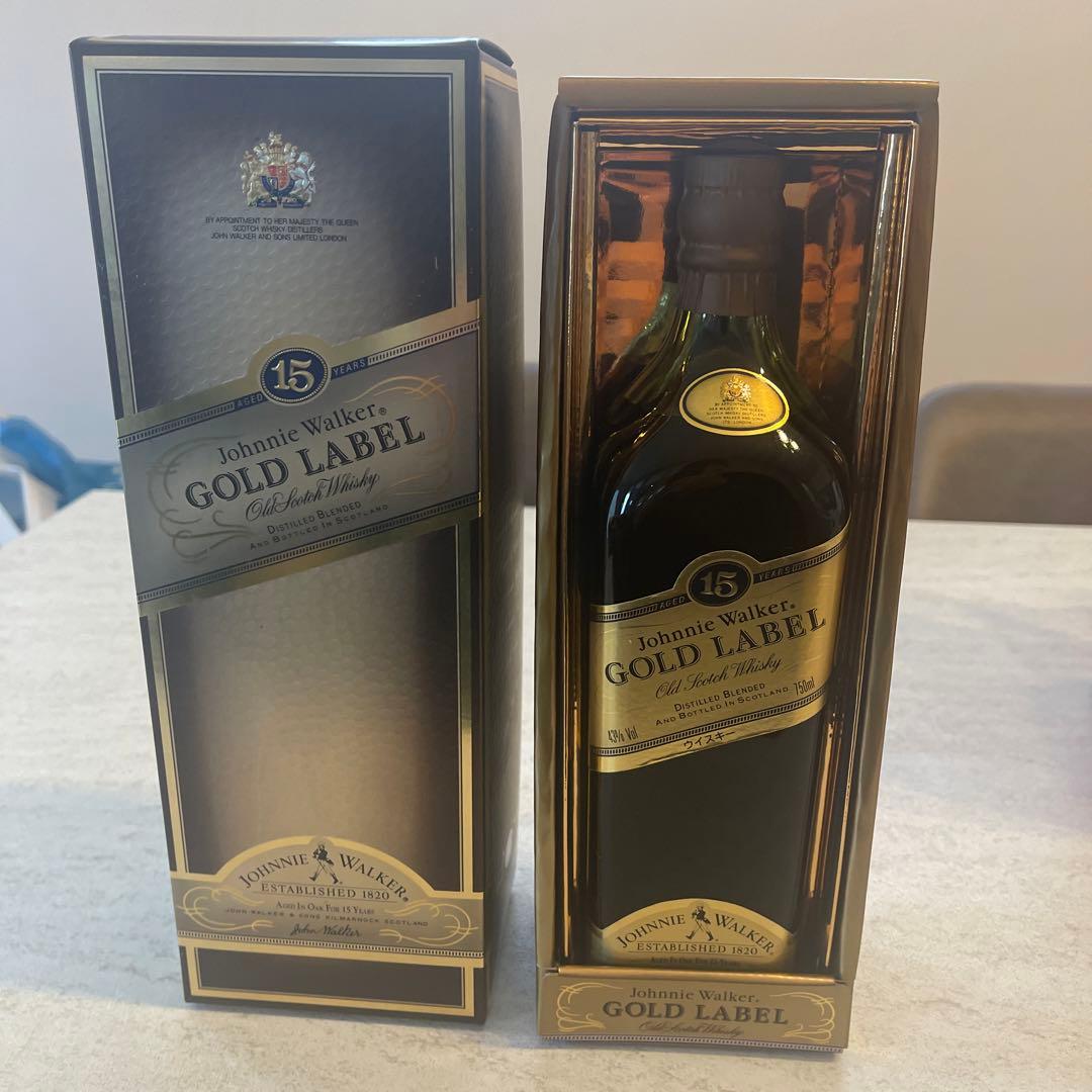 ジョニーウォーカー　Gold Label 15年 ギフトボックス入り