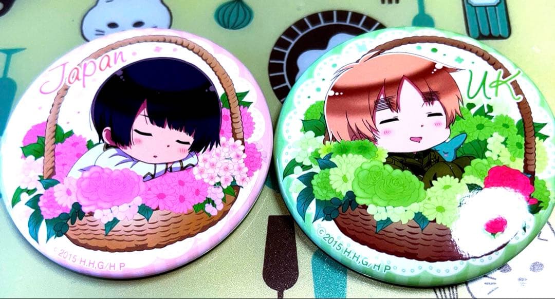 ヘタリアTheWorldTwinkle缶バッジセット