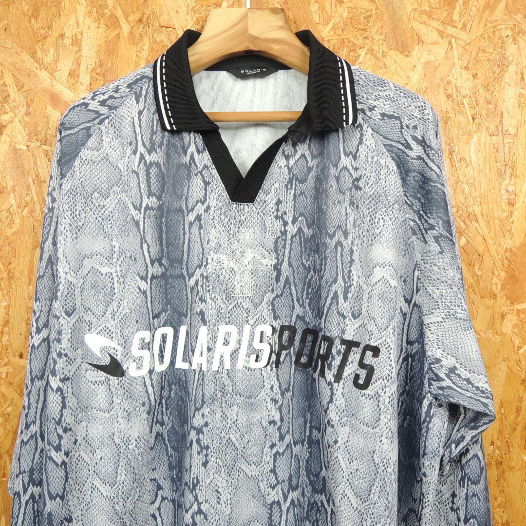 SOLARIS SPORTS ヘビ柄　長袖　ゲームシャツ　美品　サイズ2