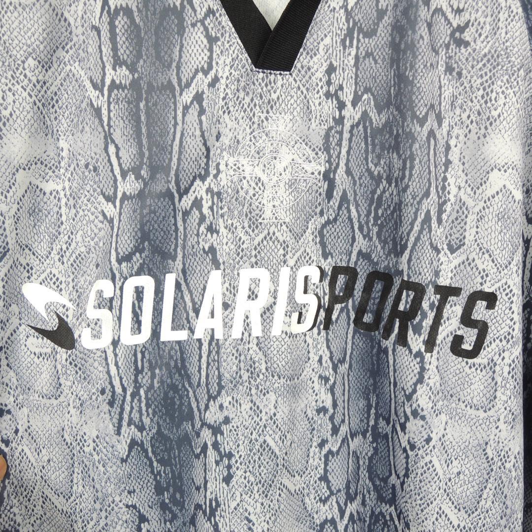 SOLARIS SPORTS ヘビ柄　長袖　ゲームシャツ　美品　サイズ2