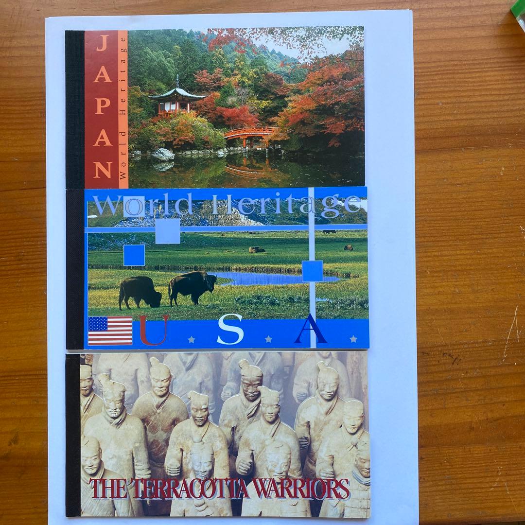 年始特別価格国連ニューヨーク本部発行世界遺産切手帳　６種