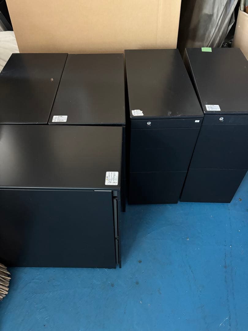 okamura DN38DE Z25 オフィス収納 黒