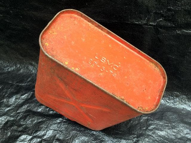 アンティークなアメリカン携行ガソリンタンク　1ガロン