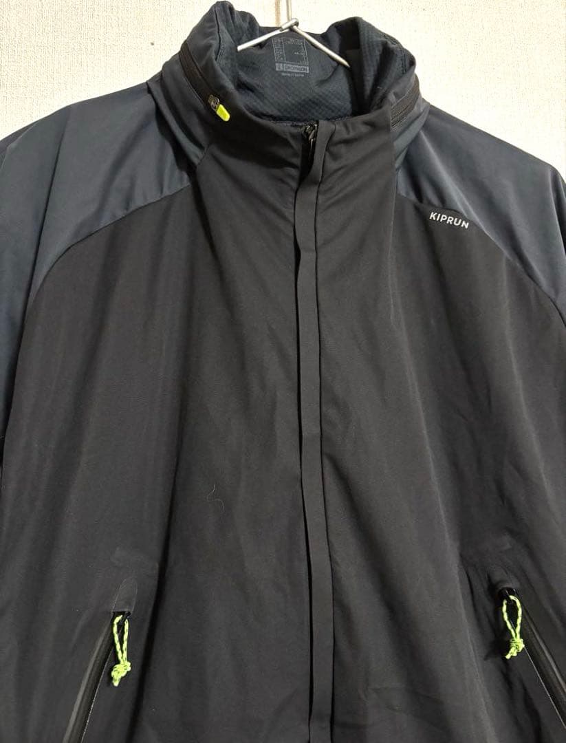 新品 KIPRUN キプラン 長袖 WARMナイロンジャケット 防水 L