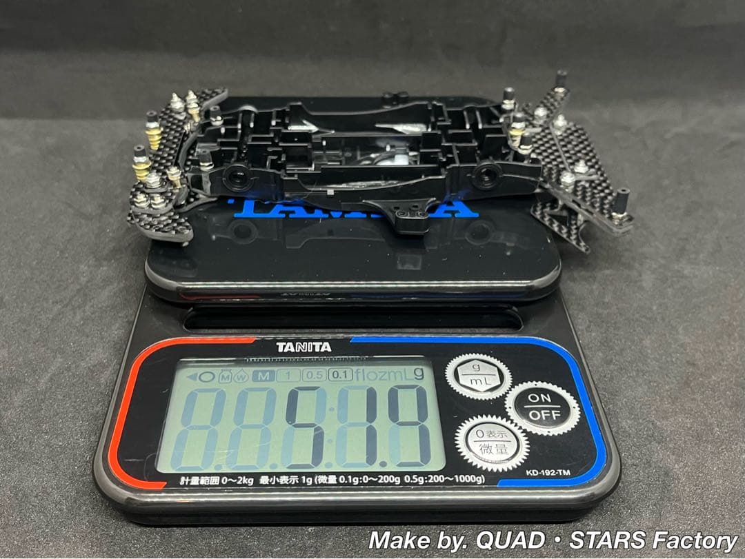 【ミニ四駆・MA用】2軸ATピボットバンパー＋段下げ3mm加工＋1軸リヤアンカー