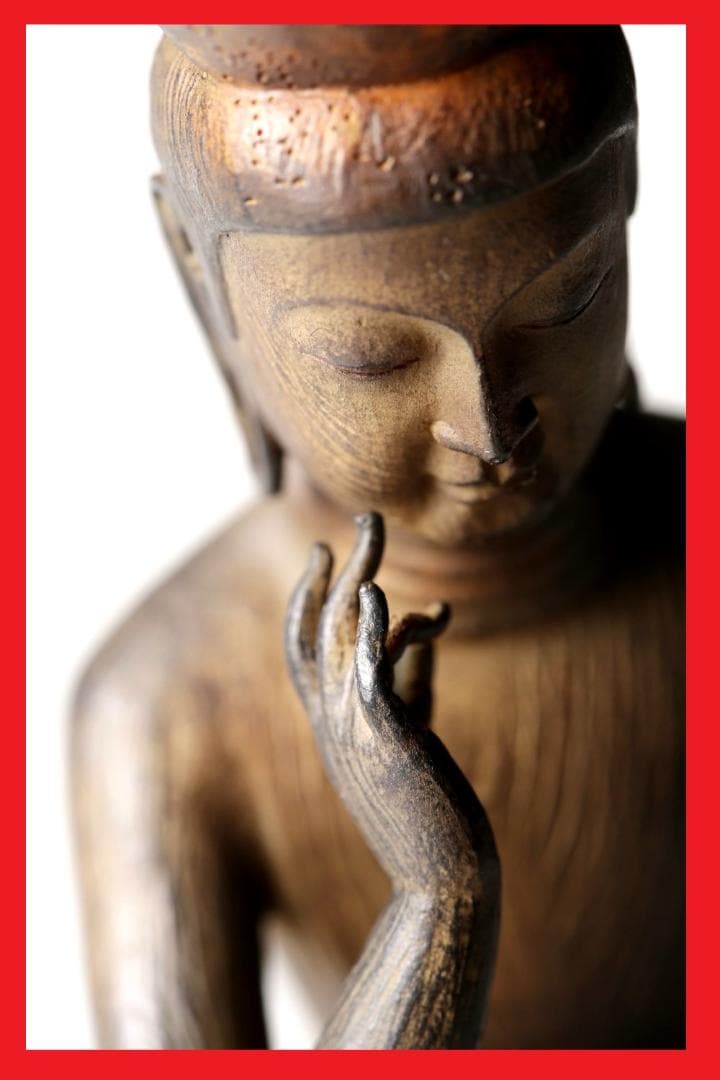 ★新品同様★イスム TanaCOCORO 掌 仏像 弥勒菩薩 真鍮★7