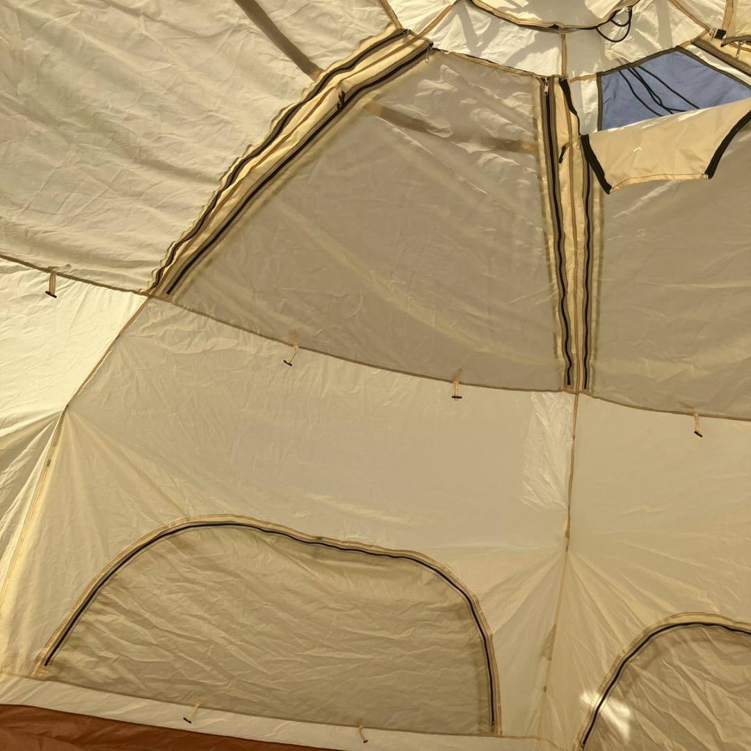 DOD T6-057-BR 大型ワンタッチ でかキノコテント しいたけ ブラウン