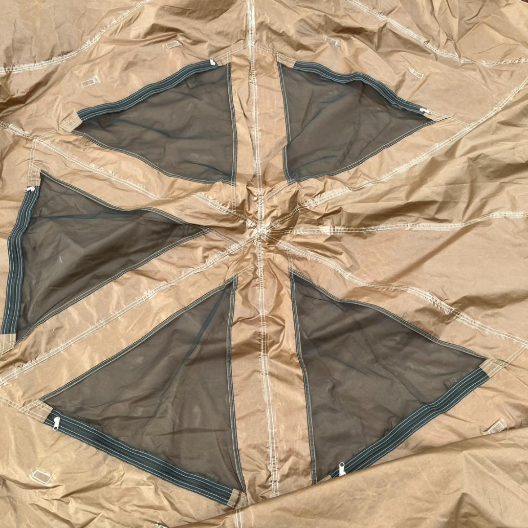 DOD T6-057-BR 大型ワンタッチ でかキノコテント しいたけ ブラウン