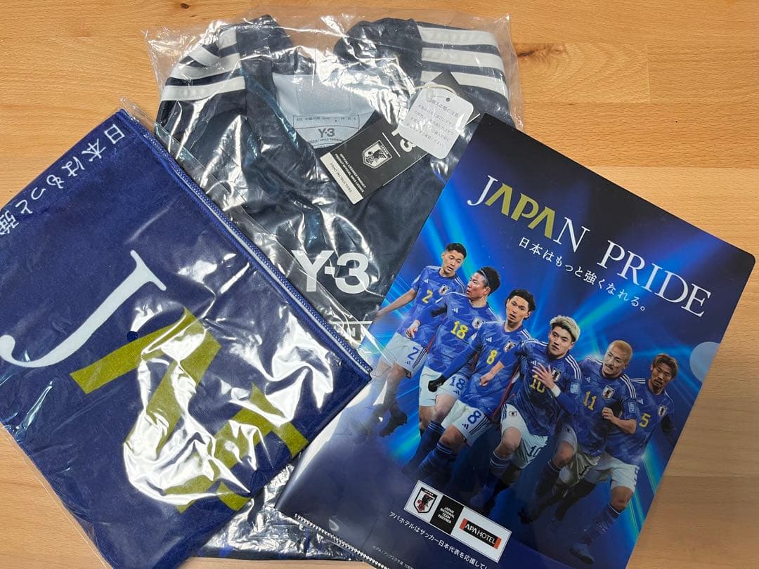 Y-3 サッカーシャツ タオル クリアファイル セット