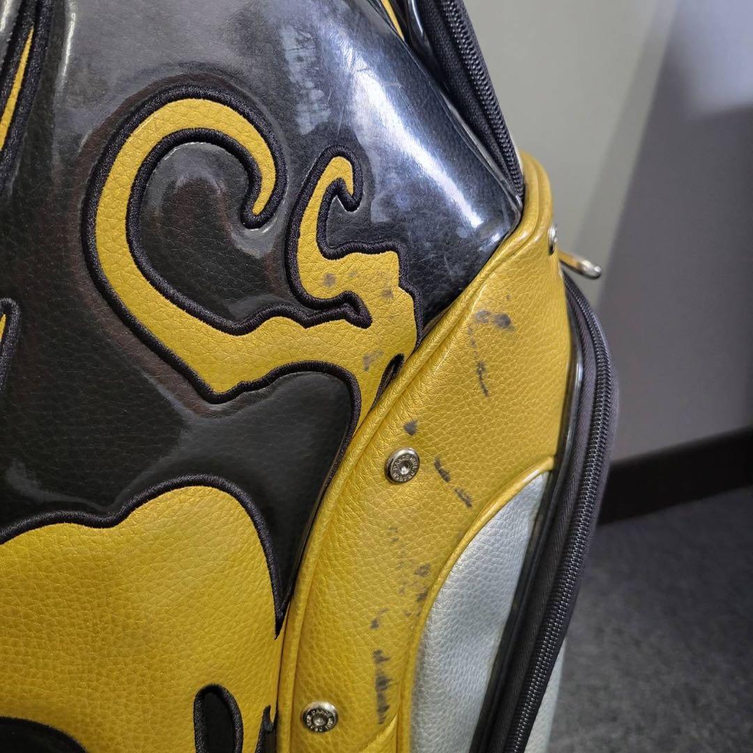 【匿名発送】DANCE WITH DRAGON　ゴルフバッグ　ブラック　イエロー