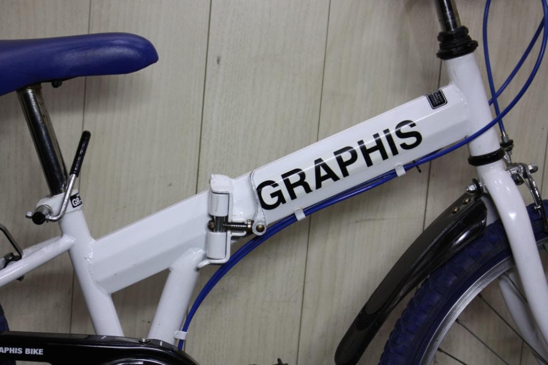 GRAPHIS CR-700 22型 シマノ6速 LED 子供用折り畳みMTB