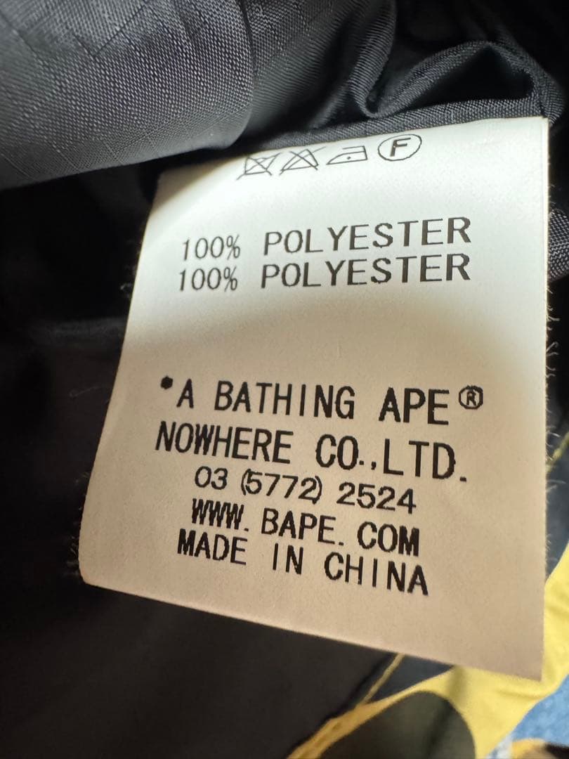 APE エイプ　アウター　スノーウェア　カモ柄　カモフラージュ110