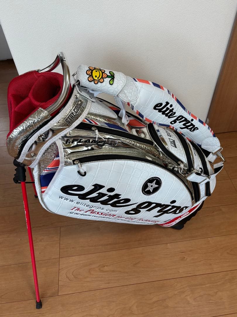 ゲン★高級レア限定品★超お洒落elite grips キャディバッグ