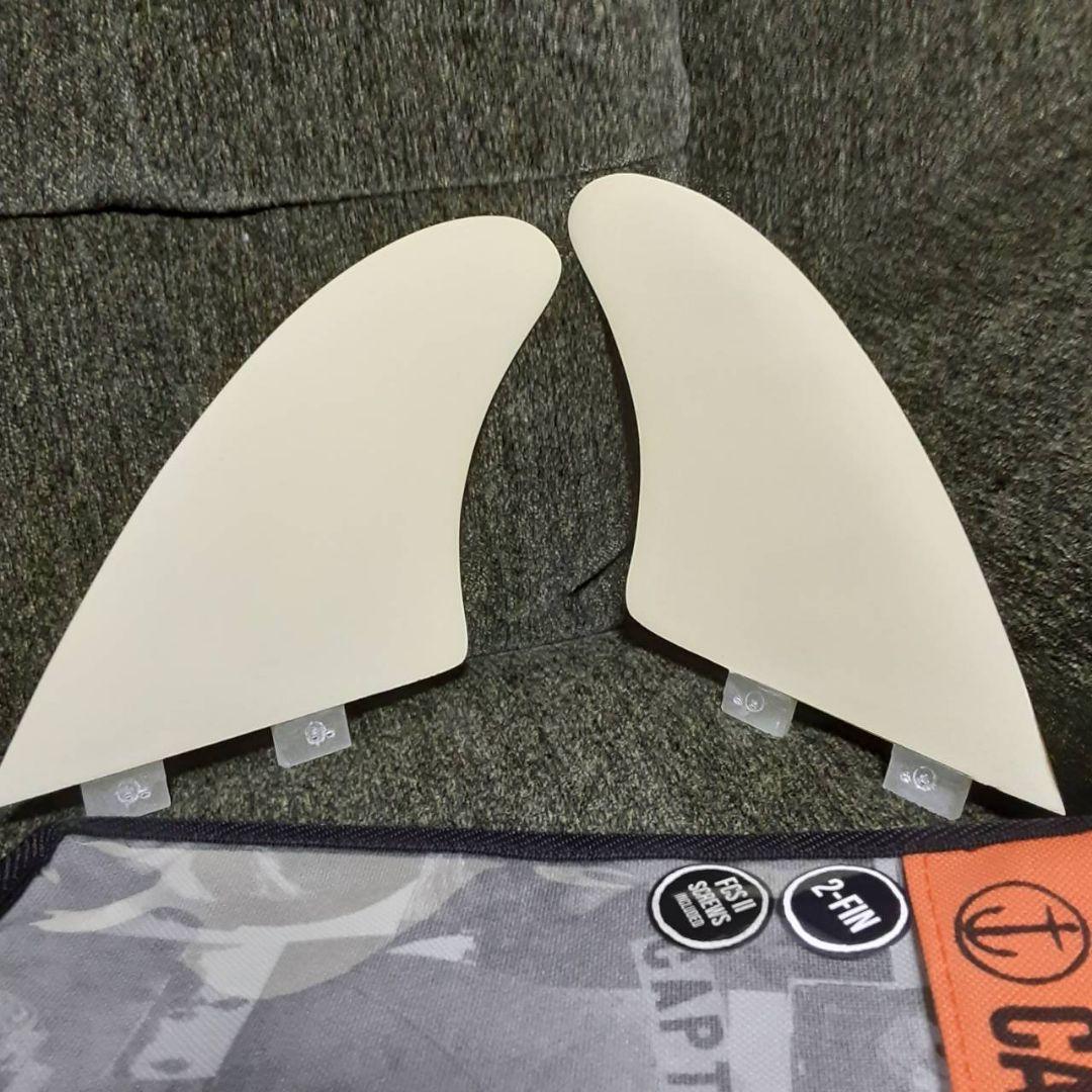 希少キャプテンフィンJOSH HALL TWIN KEEL フィン 2枚セット