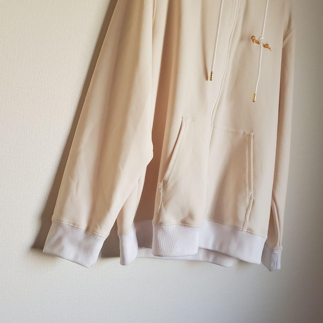 美品 レザレクション　メンズ　パーカー　ベージュ　L