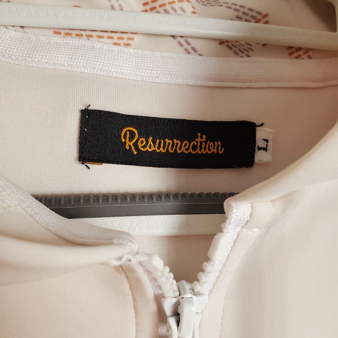 美品 レザレクション　メンズ　パーカー　ベージュ　L