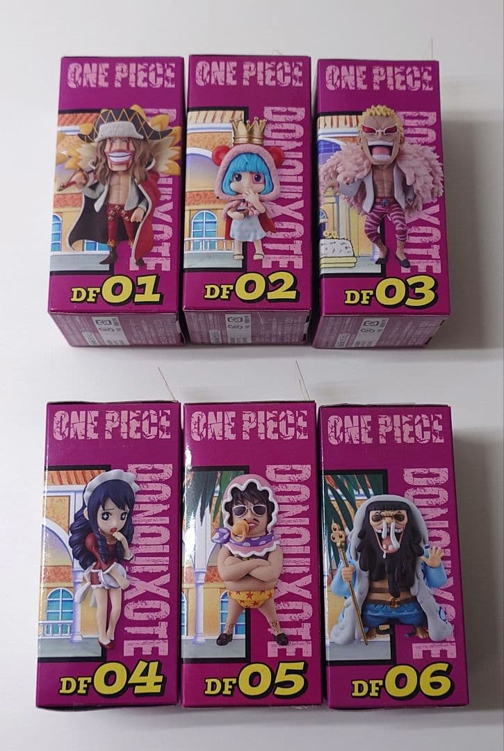 ワンピース ワールドコレクタブルフィギュア ドンキホーテファミリー 全6種