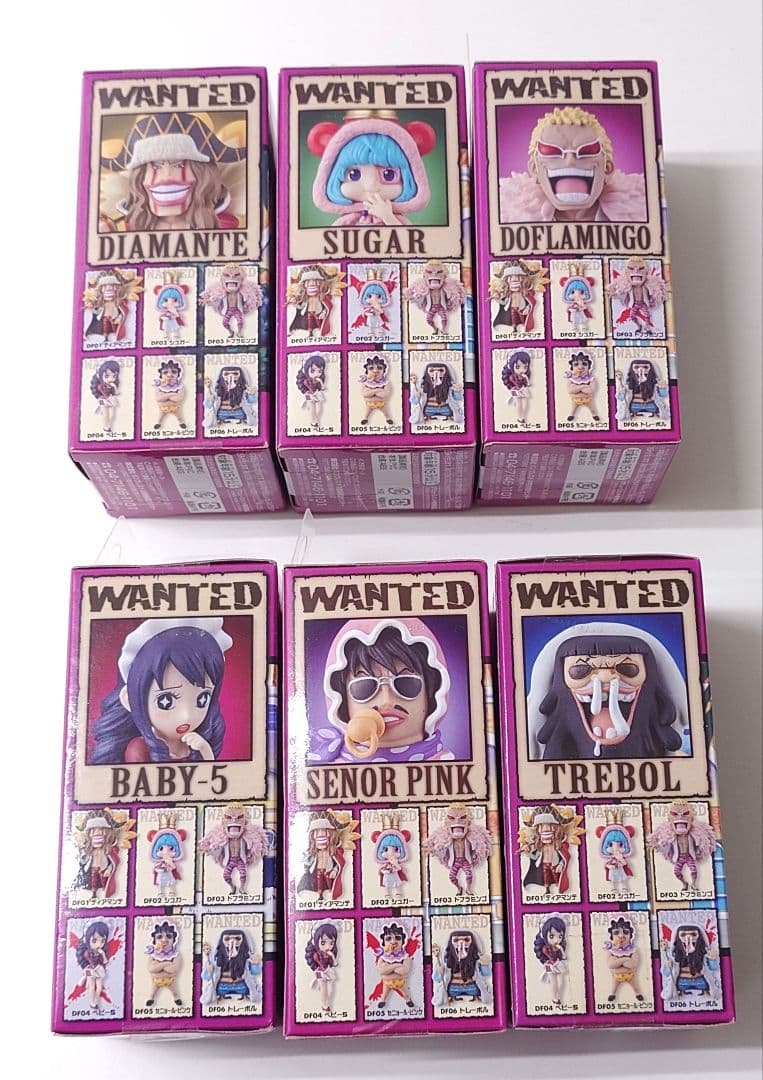 ワンピース ワールドコレクタブルフィギュア ドンキホーテファミリー 全6種